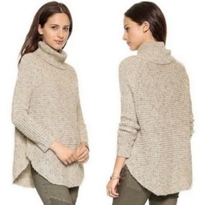 Free People Dylan Tweedy Sweater Wool Linen Blend Size XS Blogger and Celeb Favo